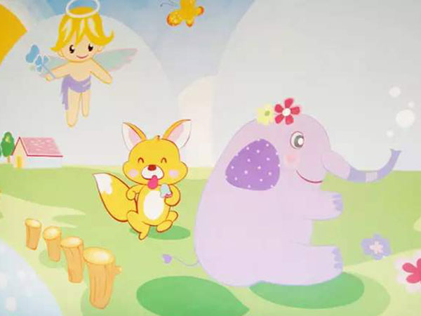 卡通、幼兒園墻繪
